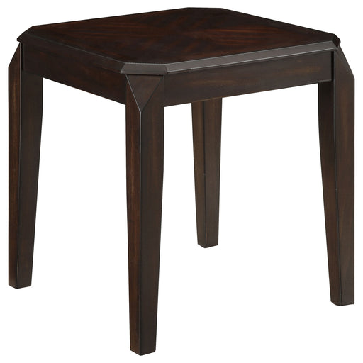 Coaster Baylor Square End Table Walnut Default Title