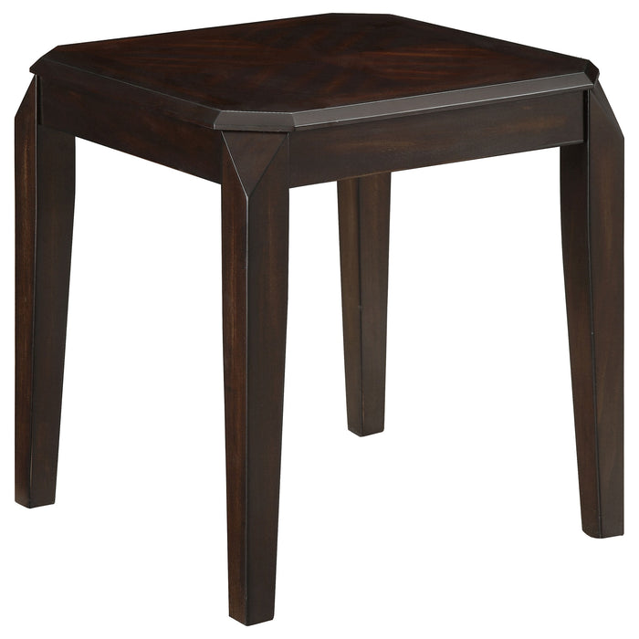 Coaster Baylor Square End Table Walnut Default Title