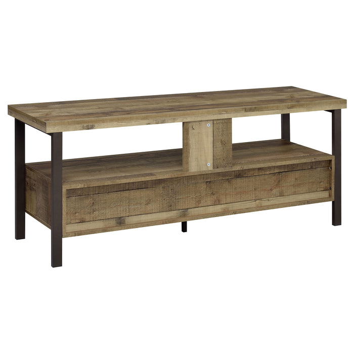 Ruston 59" 2-drawer TV Console Weathered Pine