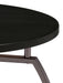 Coaster Dacre Round End Table Dark Grey and Black Nickel Default Title