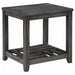 Coaster Cliffview 1-shelf Rectangular End Table Grey Default Title