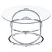 Coaster Warren 3-piece Occasional Set Chrome and Clear Default Title