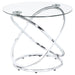 Coaster Warren 3-piece Occasional Set Chrome and Clear Default Title