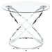 Coaster Warren 3-piece Occasional Set Chrome and Clear Default Title