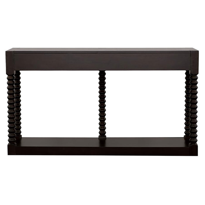 Coaster Meredith 2-drawer Sofa Table Coffee Bean Default Title