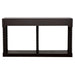 Coaster Meredith 2-drawer Sofa Table Coffee Bean Default Title