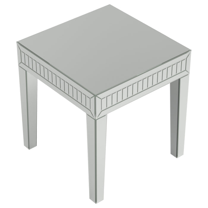 Whitfield Square End Table Silver