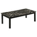 Coaster Bates Faux Marble Rectangle 3-piece Occasional Table Set Black Default Title