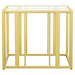 Coaster Adri Metal Frame End Table Matte Brass Default Title