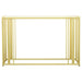 Coaster Adri Metal Frame Sofa Table Matte Brass Default Title