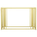 Coaster Adri Metal Frame Sofa Table Matte Brass Default Title