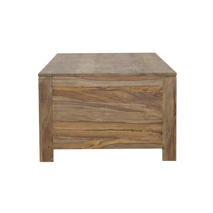 Coaster Esther 6-drawer Storage Coffee Table Natural Sheesham Default Title