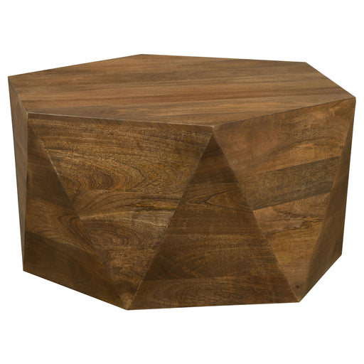 Coaster Zalika Hexagonal Coffee Table Natural Default Title