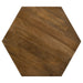 Coaster Zalika Hexagonal Coffee Table Natural Default Title