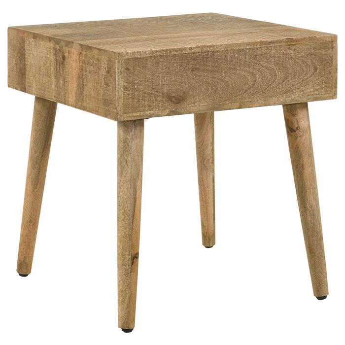 Coaster Zabel Square 1-drawer End Table Natural Default Title