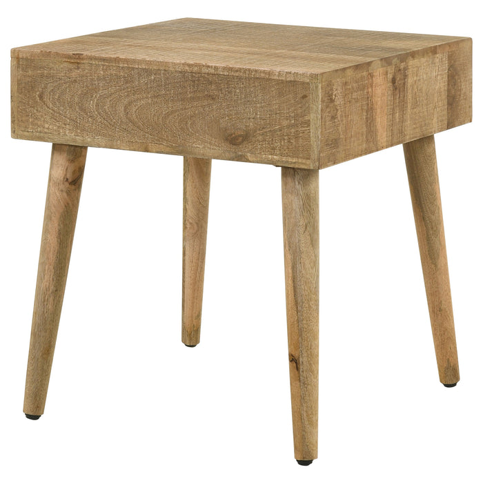 Coaster Zabel Square 1-drawer End Table Natural Default Title