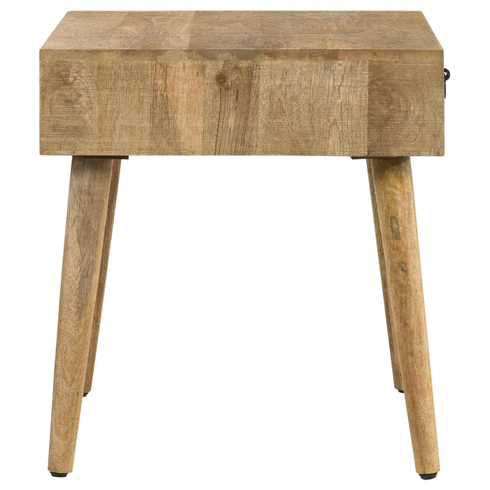 Coaster Zabel Square 1-drawer End Table Natural Default Title