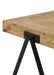 Coaster Avery Square End Table with Metal Legs Natural and Black Default Title