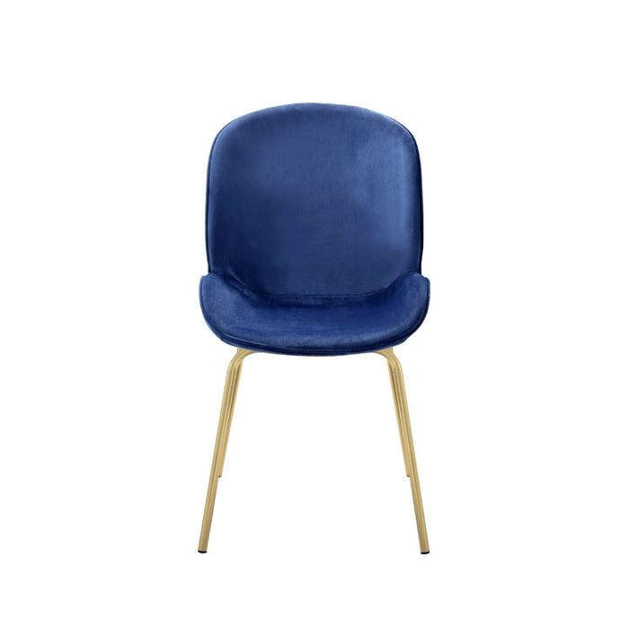 Chuchip 34"H Velvet Side Chair (Set-2)