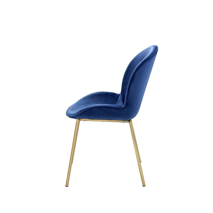 Chuchip 34"H Velvet Side Chair (Set-2)