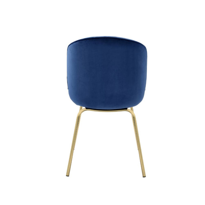 Chuchip 34"H Velvet Side Chair (Set-2)