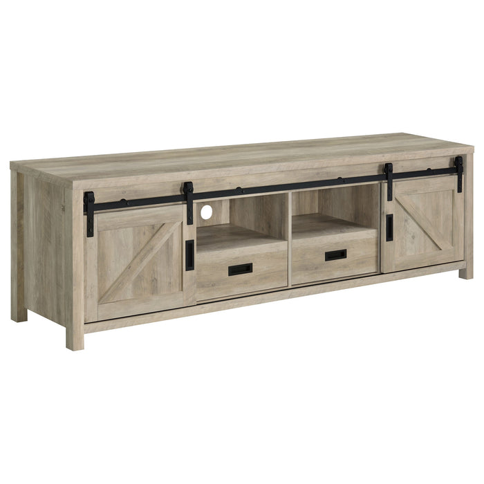 Coaster Madra Rectangular TV Console with 2 Sliding Doors Default Title