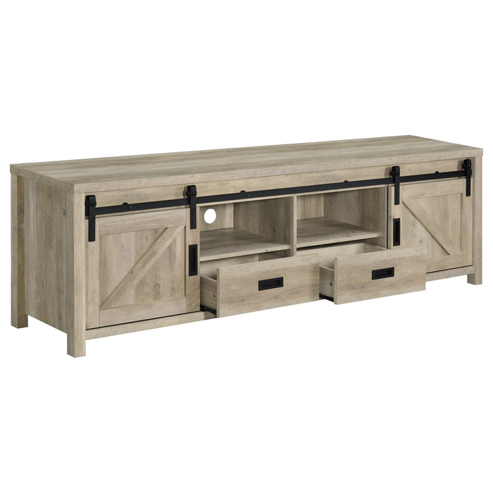 Coaster Madra Rectangular TV Console with 2 Sliding Doors Default Title