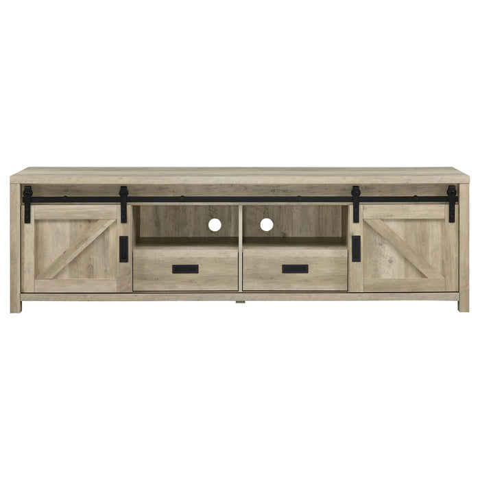 Coaster Madra Rectangular TV Console with 2 Sliding Doors Default Title