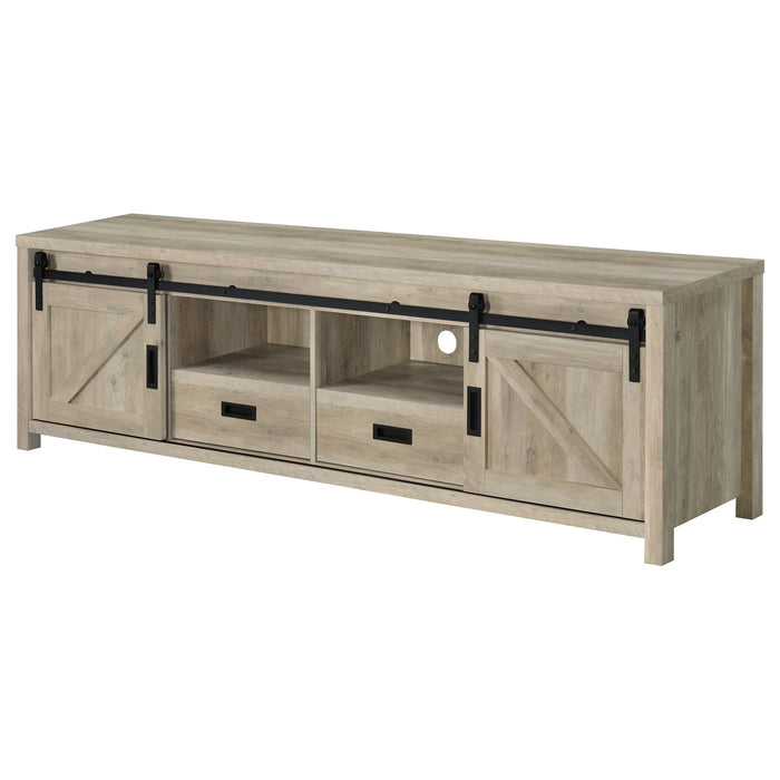 Coaster Madra Rectangular TV Console with 2 Sliding Doors Default Title