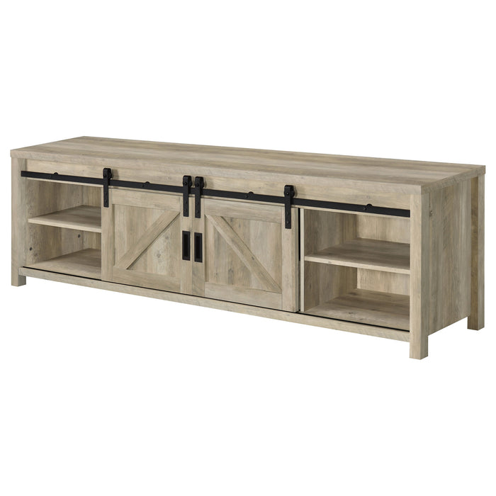 Coaster Madra Rectangular TV Console with 2 Sliding Doors Default Title