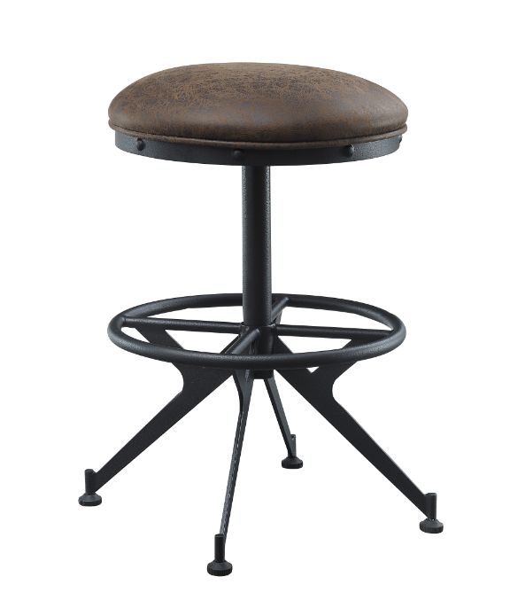 Zangief 24"H Upholstered Counter Height Stool (Set-2)