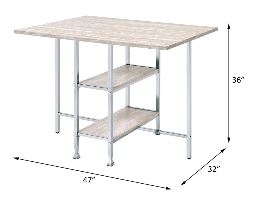 Raine 47"L Rectangular Counter Height Table