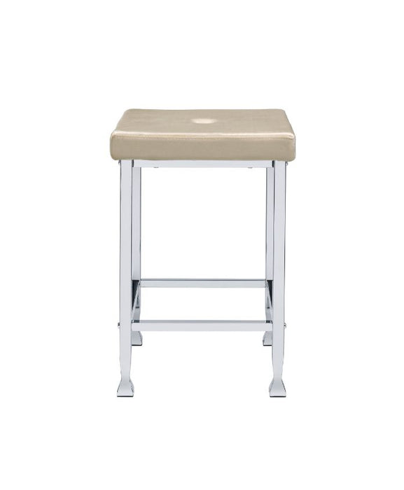 Raine 24"H Velvet Counter Height Stool (Set-2)