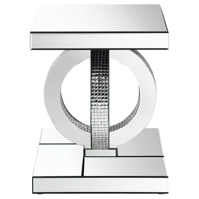 Coaster Breena Square End Table Mirror Default Title