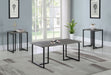 Coaster Nyla 3-piece Occasional Set Weathered Grey and Black Default Title