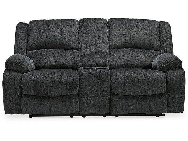 Draycoll Reclining Loveseat with Console