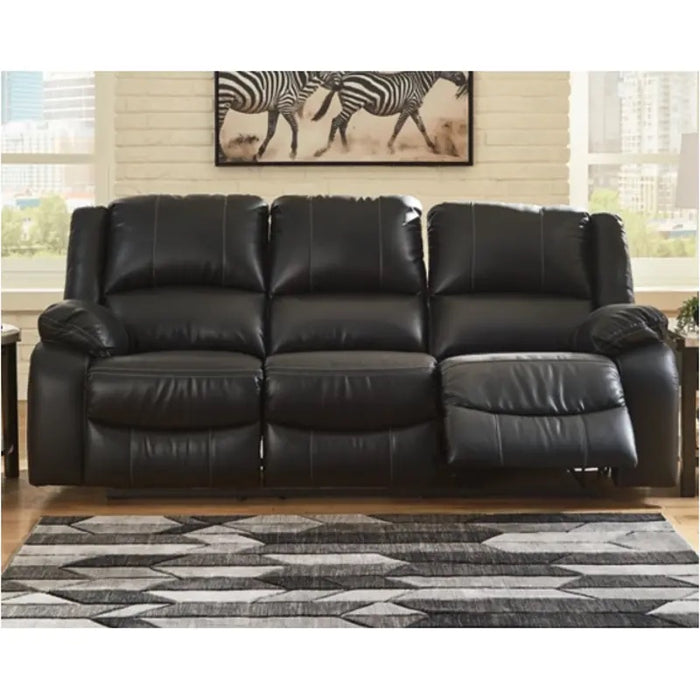 Calderwell Black Reclining Sofa