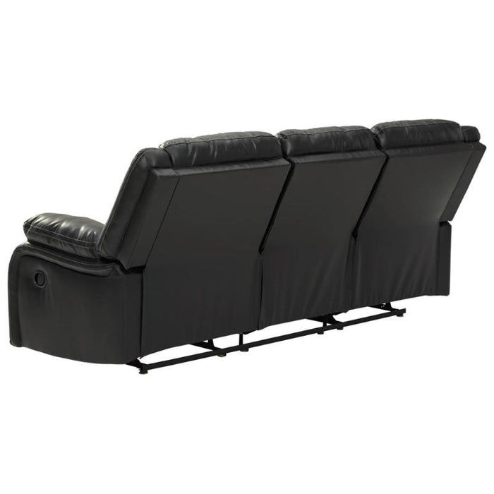 Calderwell Black Reclining Sofa