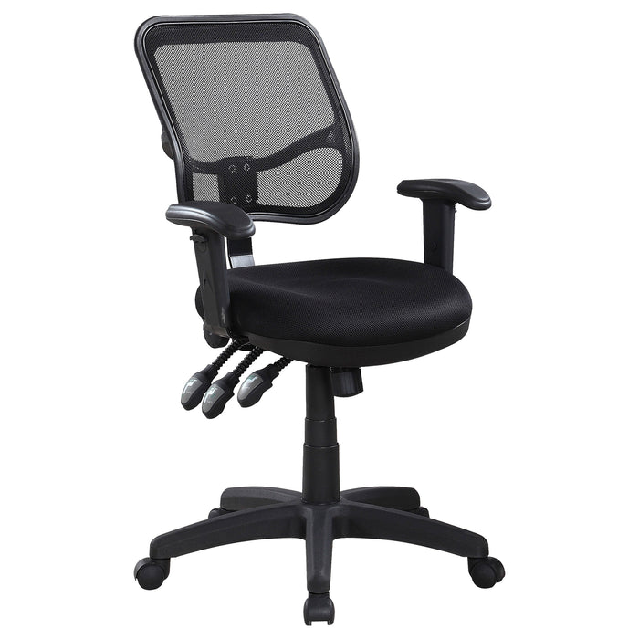 Coaster Rollo Adjustable Height Office Chair Black Default Title