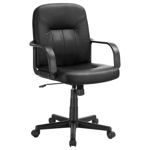 Coaster Minato Adjustable Height Office Chair Black Default Title