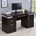 Coaster Tracy 2-drawer Computer Desk Cappuccino Default Title