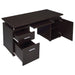 Coaster Tracy 2-drawer Computer Desk Cappuccino Default Title