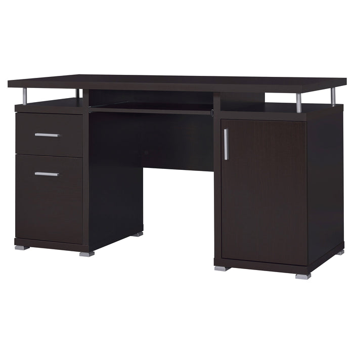 Coaster Tracy 2-drawer Computer Desk Cappuccino Default Title