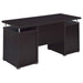 Coaster Tracy 2-drawer Computer Desk Cappuccino Default Title