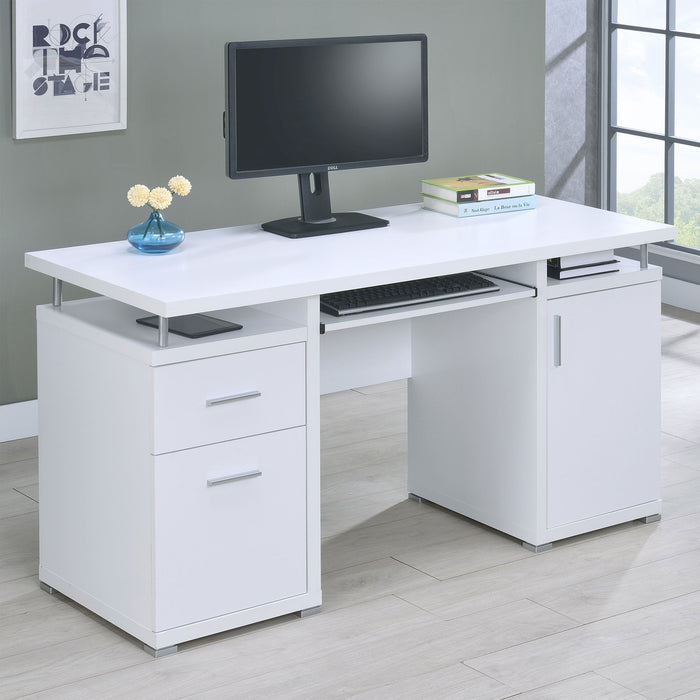 Coaster Tracy 2-drawer Computer Desk White