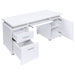 Coaster Tracy 2-drawer Computer Desk White