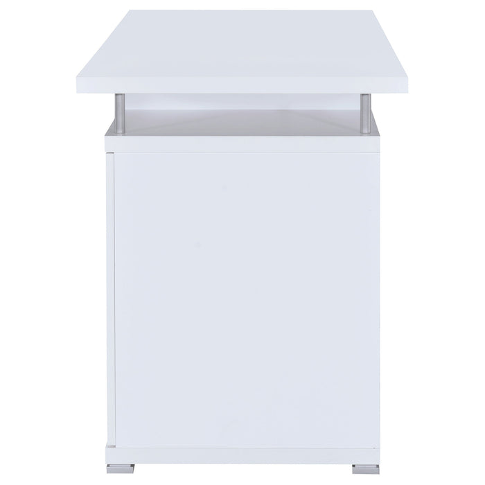 Coaster Tracy 2-drawer Computer Desk White