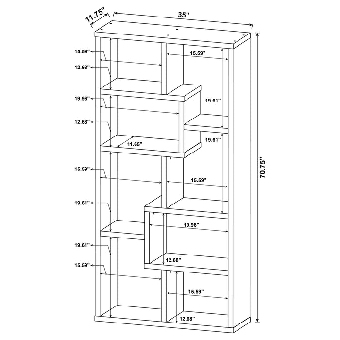 Coaster Theo 10-shelf Bookcase White Default Title