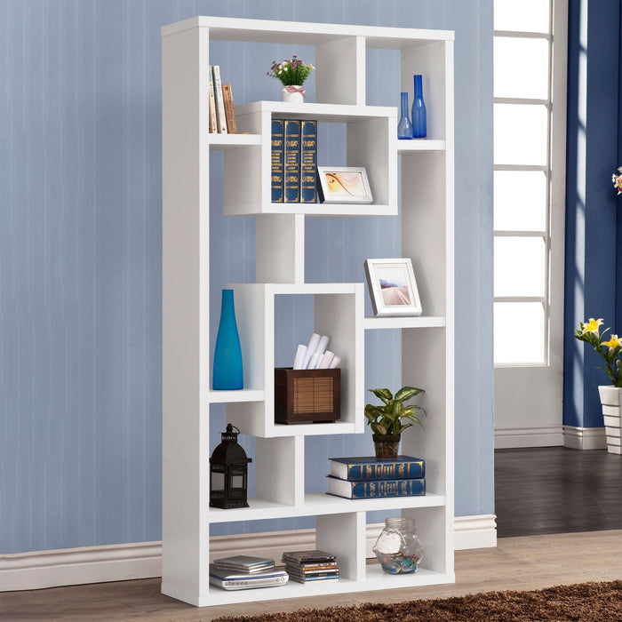 Coaster Howie 10-shelf Bookcase White Default Title