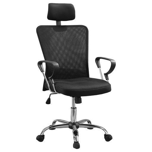 Coaster Stark Mesh Back Office Chair Black and Chrome Default Title